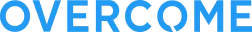Overcome blue logo symbolizing predictive health, digital identity, and trusted fintech infrastructure