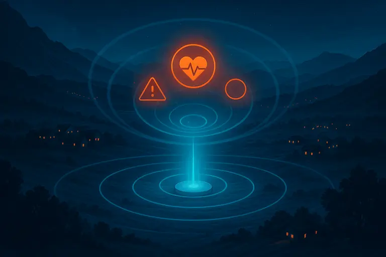 National-scale emergency alert system enabling real-time crisis communication