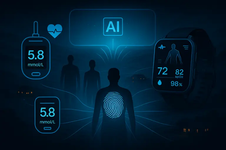 Real-time national health data and vitals monitoring for predictive wellness scoring